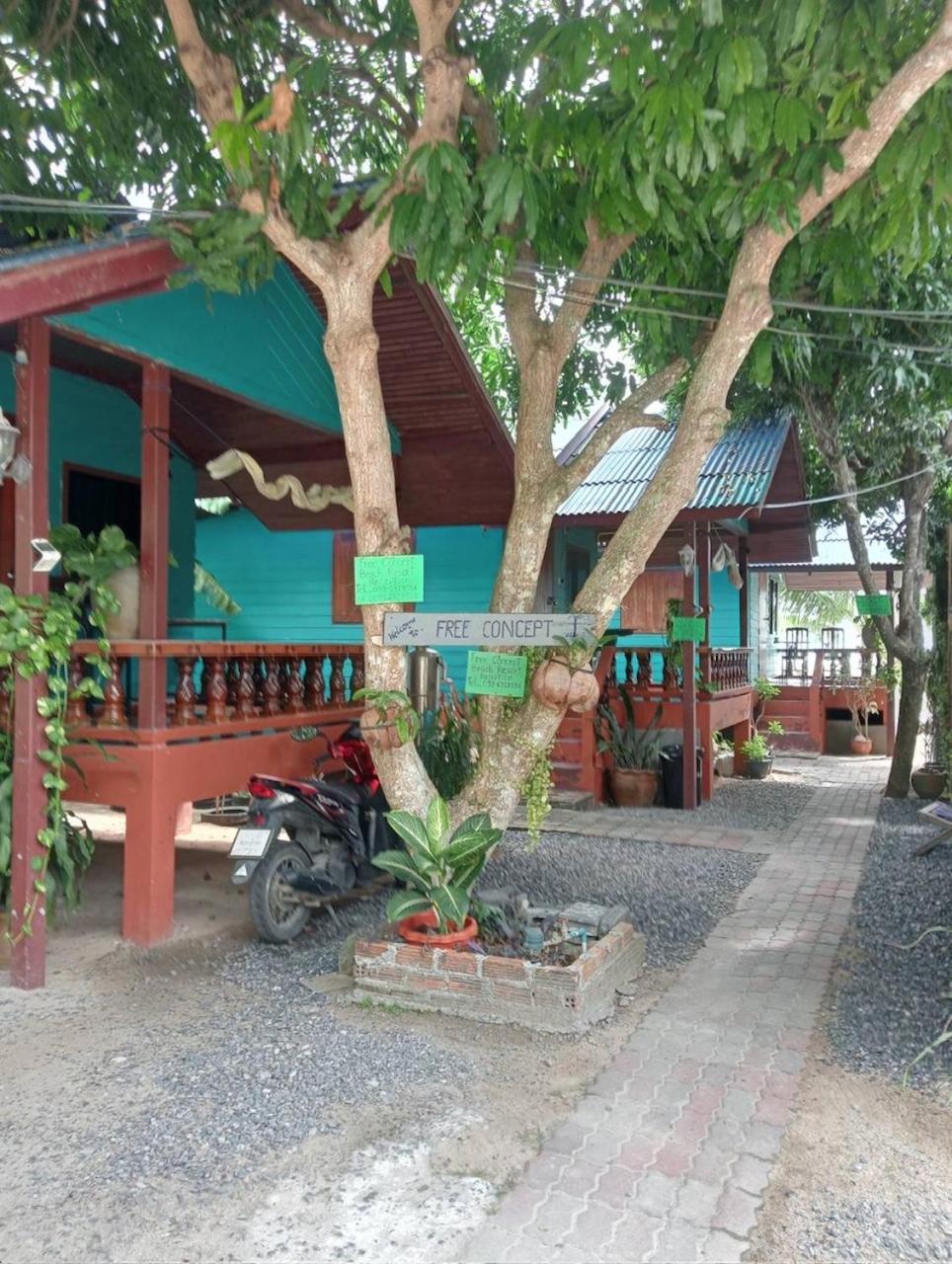 Free Concept Beach Resort Srithanu Buitenkant foto